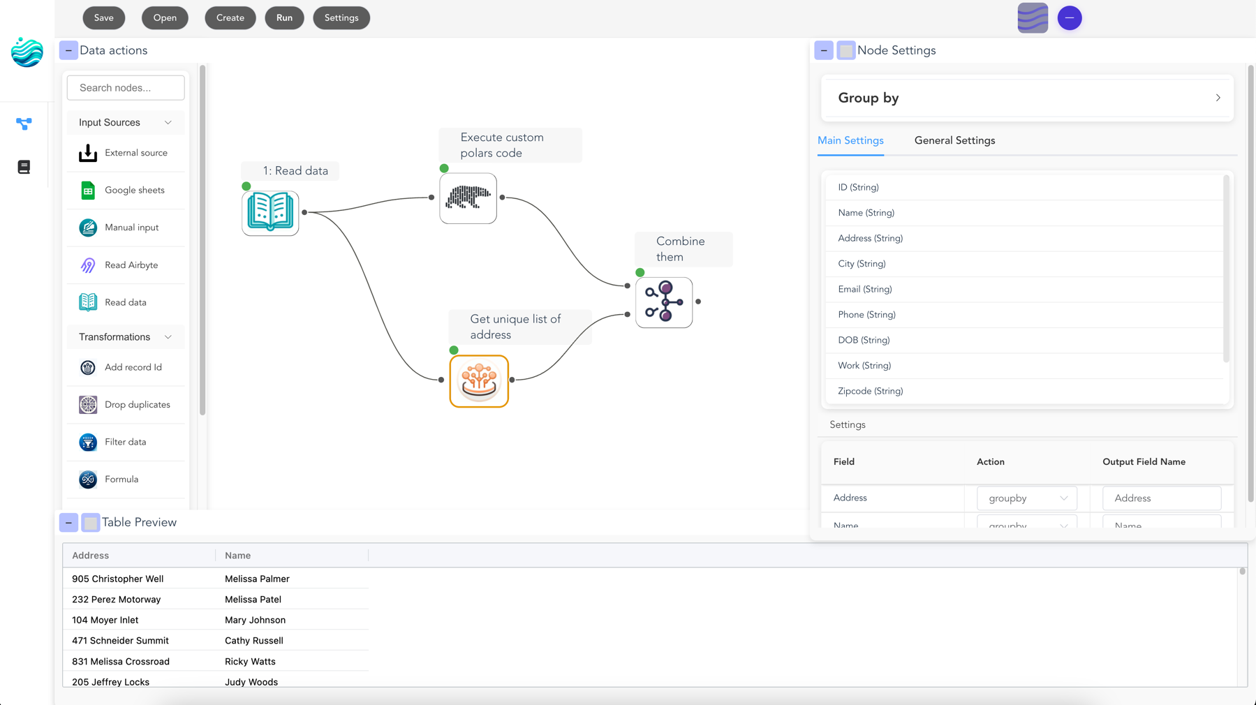 Flowfile Interface