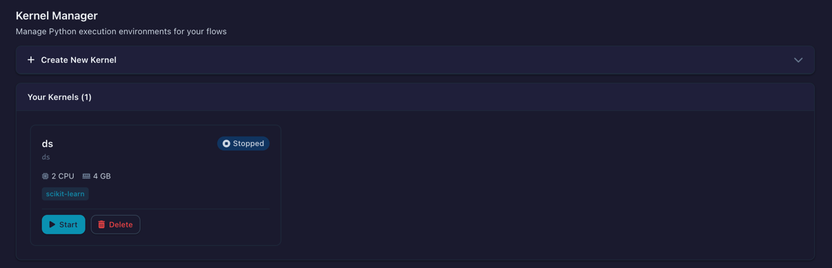 Kernel Manager overview